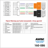 Разъем для штатной магнитолы Chevrolet AWM 160-087