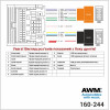 Разъем для штатной магнитолы Chevrolet, Opel AWM 160-244