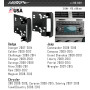 Переходная рамка Metra Jeep Compass, Grand Cherokee, Wrangler (95-6511)