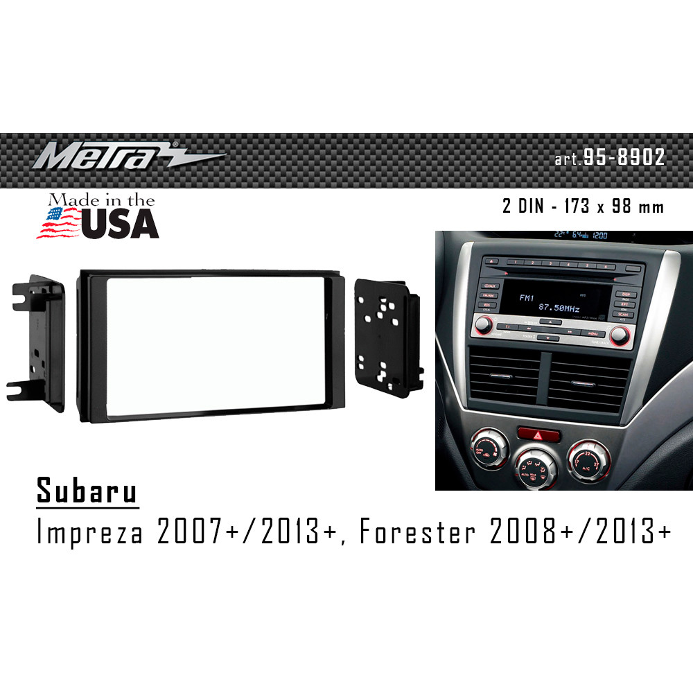Переходная рамка Metra Subaru Forester, Impreza, XV, WRX (95-8902)