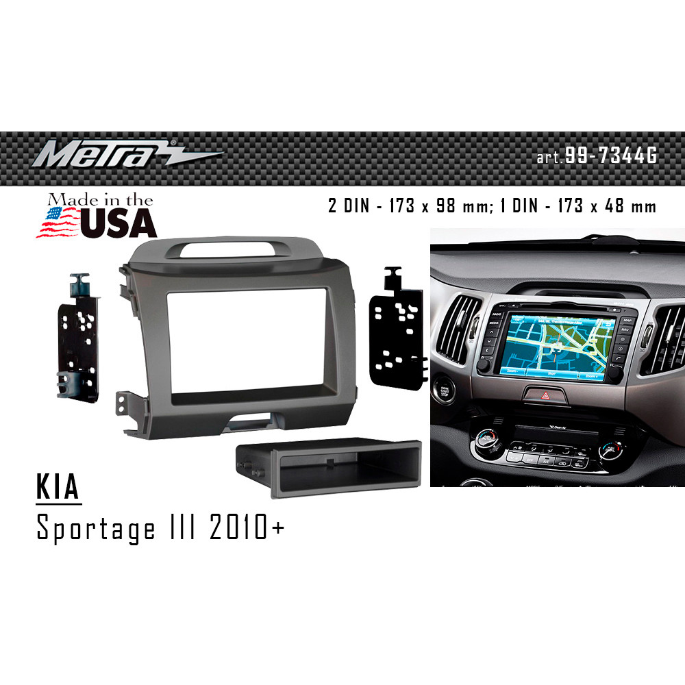 Переходная рамка Metra KIA Sportage (99-7344G)