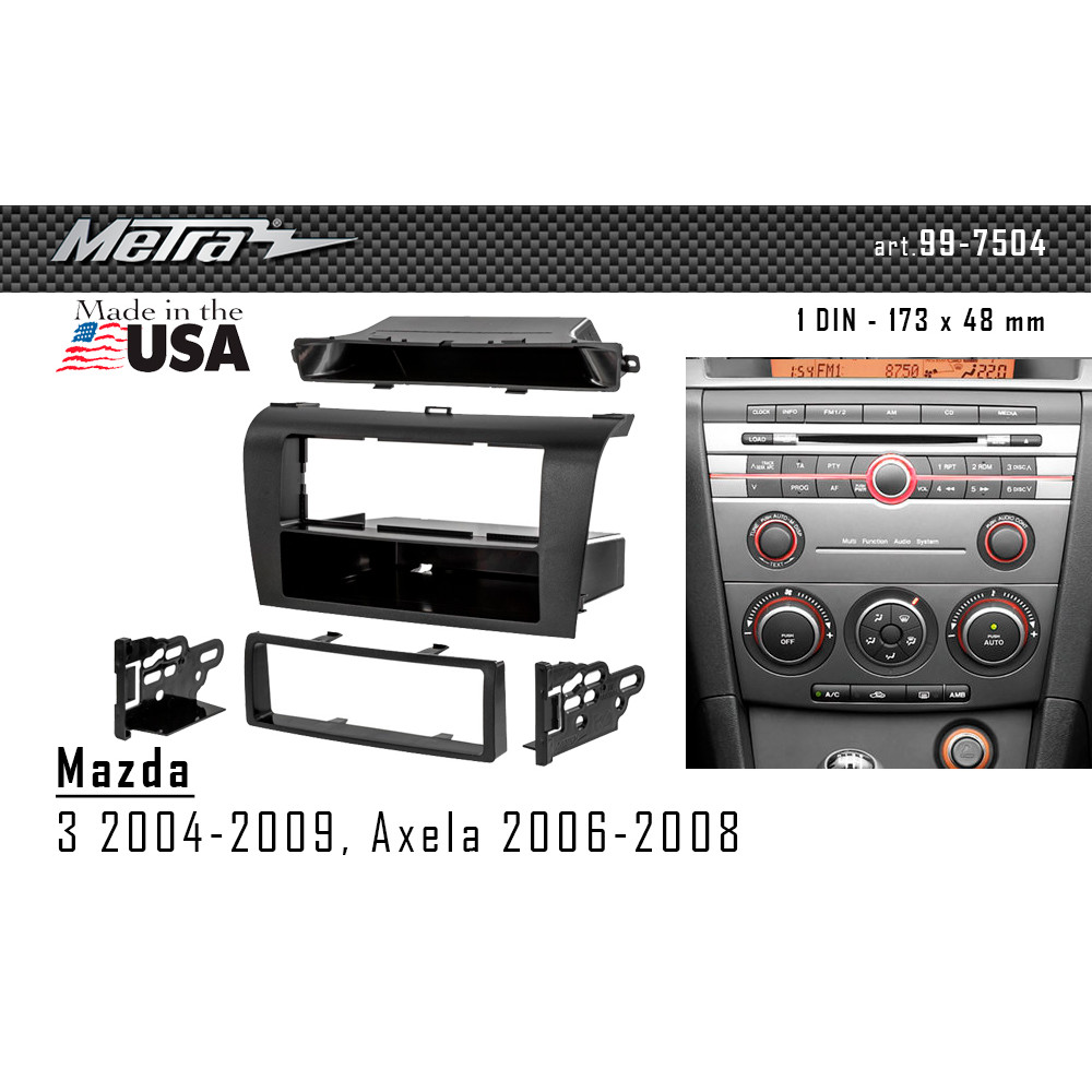 Переходная рамка Metra Mazda 3 (99-7504)