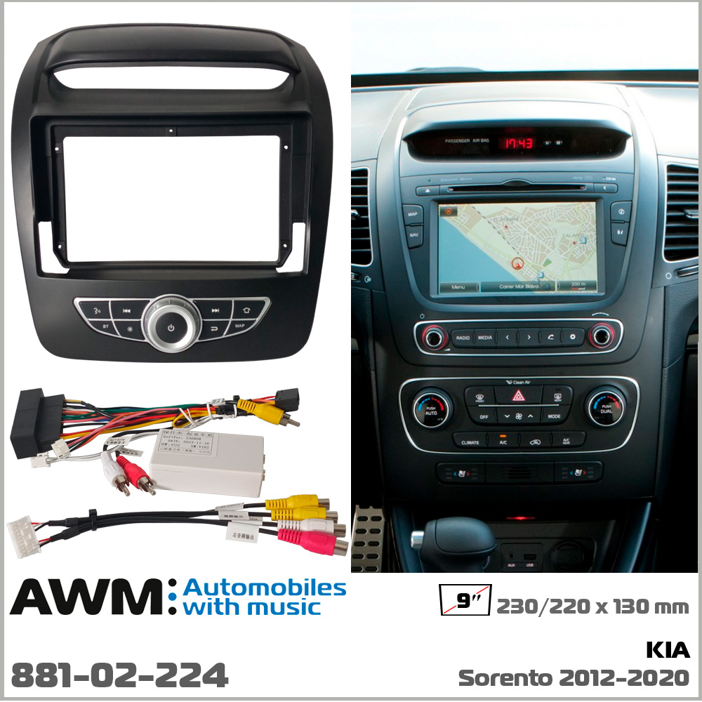 Переходная рамка AWM KIA Sorento (881-02-224)