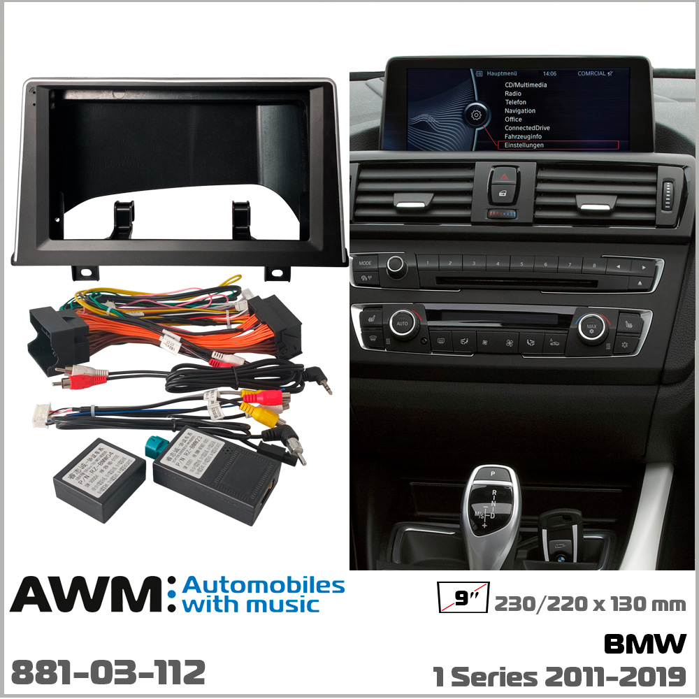 Переходная рамка AWM BMW 1 Series (881-03-112)