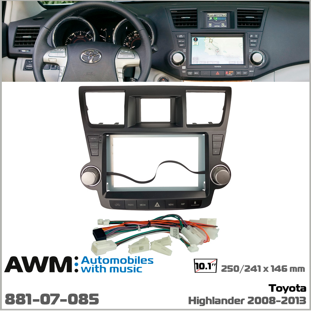 Переходная рамка Toyota Highlander AWM 881-07-085