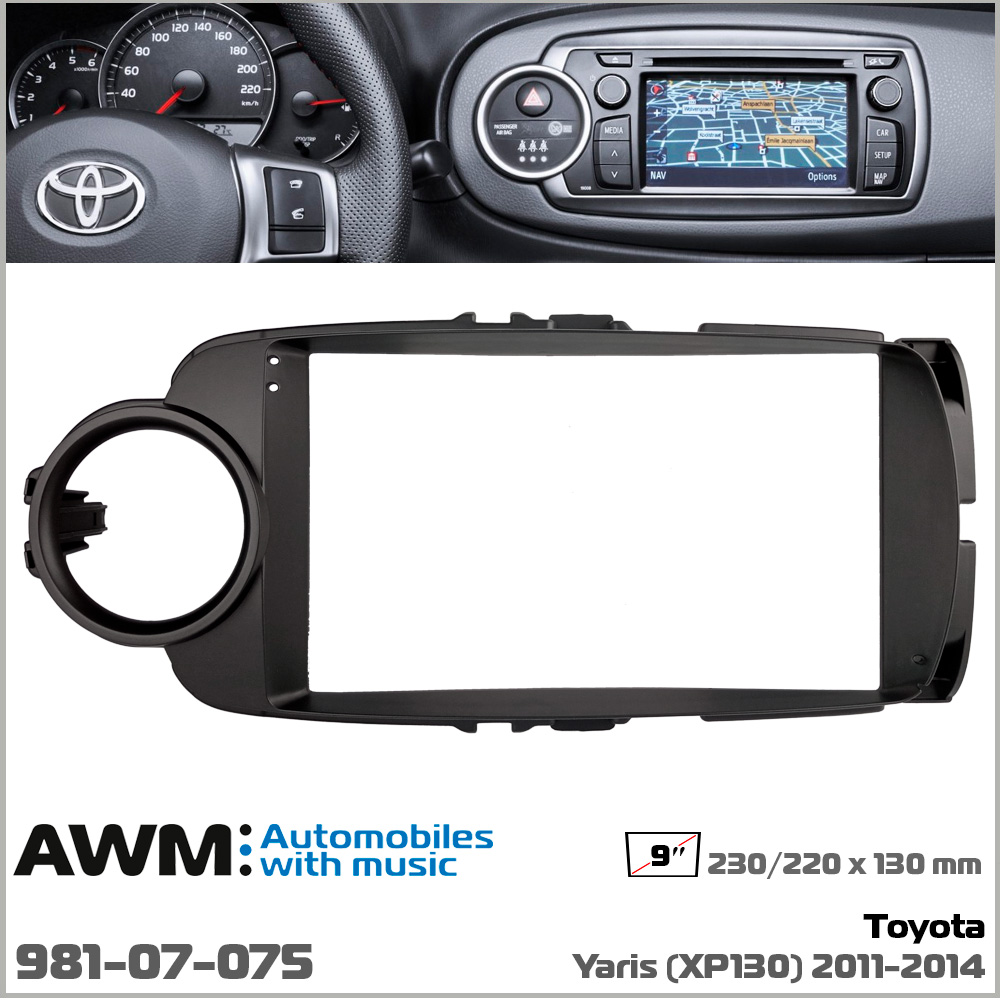 Переходная рамка AWM Toyota Yaris (981-07-075)