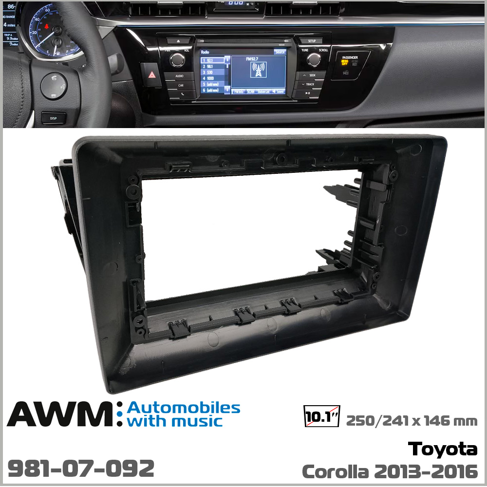 Переходная рамка AWM Toyota Corolla (981-07-092)