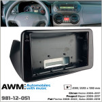 Переходная рамка AWM Citroen Nemo, Peugeot Bipper, Fiat Fiorino, Qubo (981-12-051)