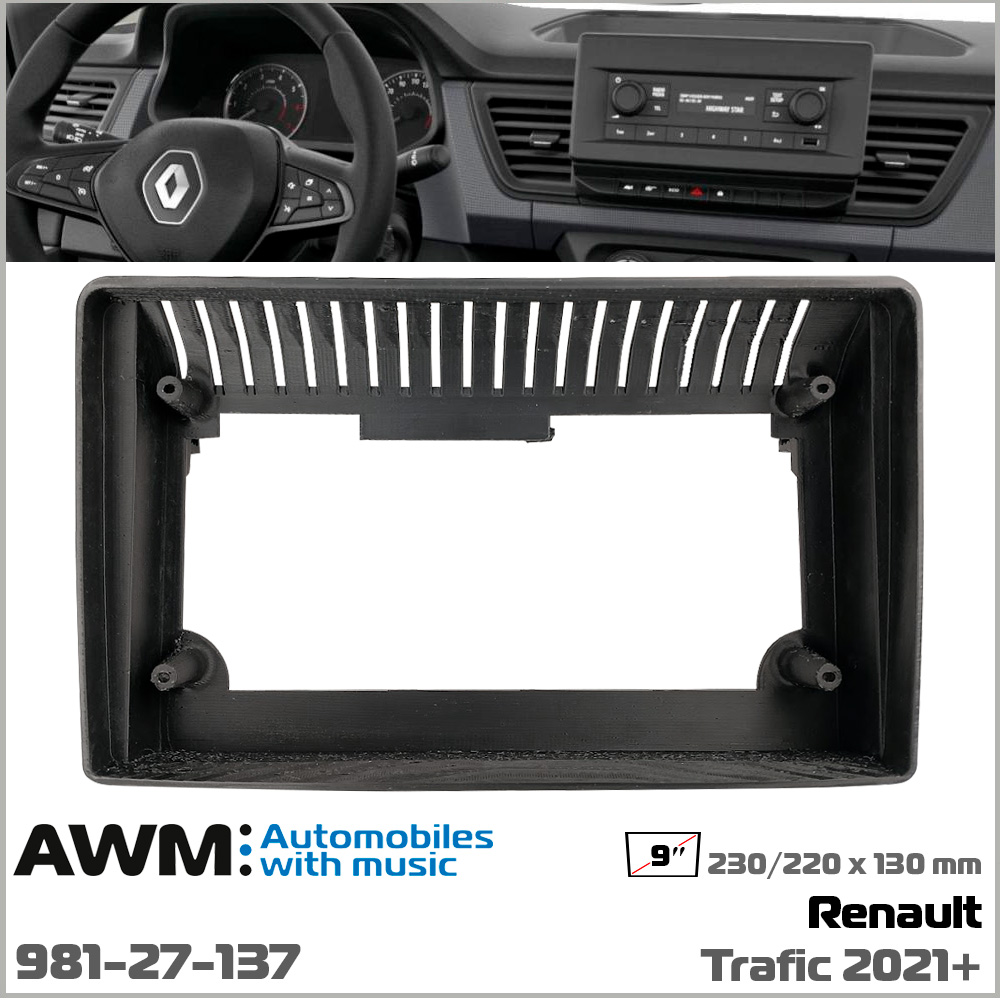 Переходная рамка Renault Trafic AWM (981-27-137)