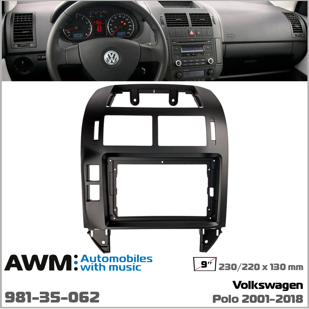Переходная рамка AWM Volkswagen Polo (981-35-062)