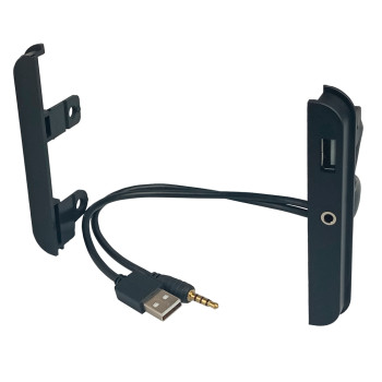 Переходная рамка Carav Toyota с USB и AUX удлинителем (11-912)