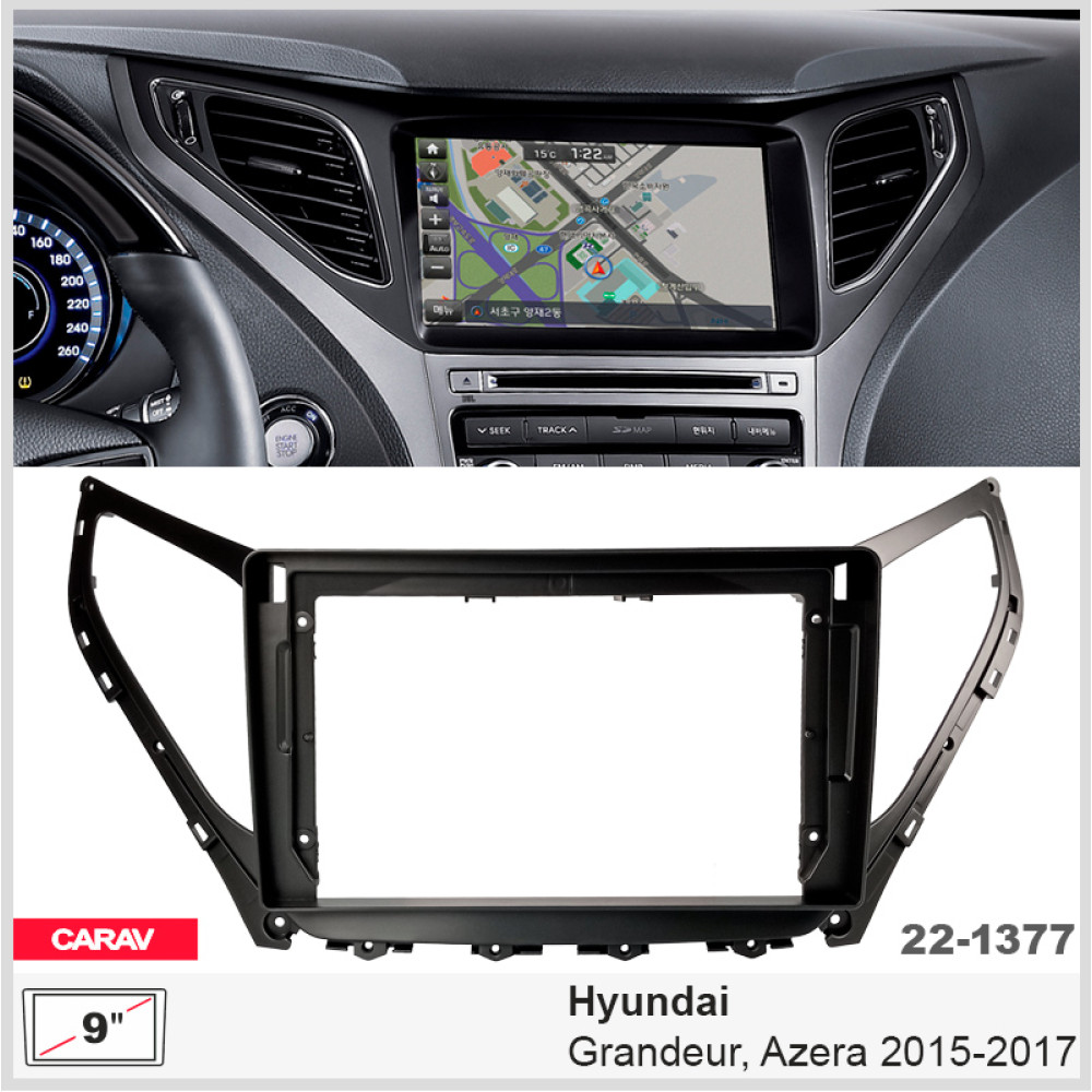Переходная рамка Carav Hyundai Grandeur, Azera (22-1377)