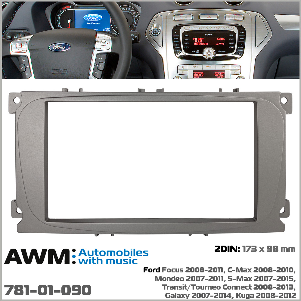 Переходная рамка Ford Focus, Mondeo, S-Max, C-Max, Galaxy, Kuga AWM 781-01-090