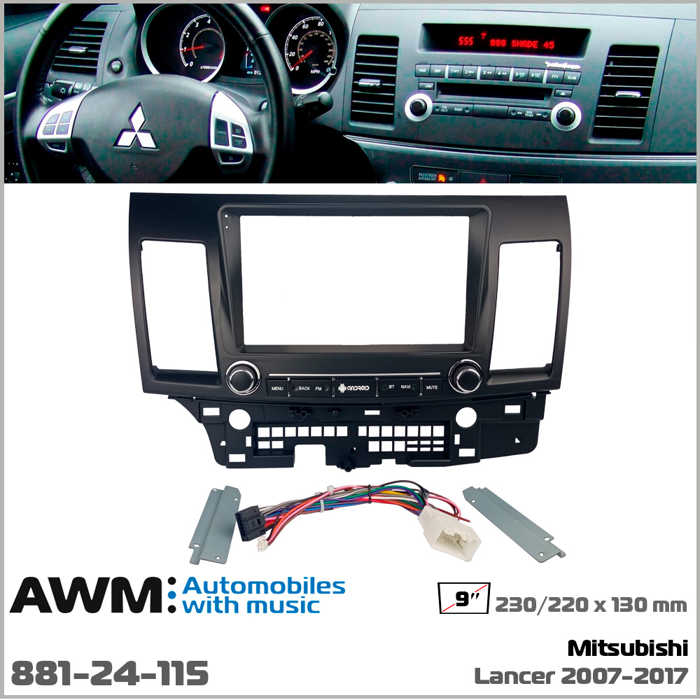Переходная рамка AWM Mitsubishi Lancer X (881-24-115)