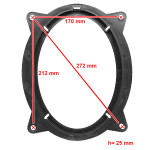 Проставки під динаміки CARAV 14-012 для Toyota Camry 2012+