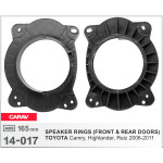 Проставки под динамики CARAV 14-017  для автомобилей Toyota Camry, Highlander