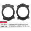 Проставки под динамики Carav 14-018  для автомобилей Toyota