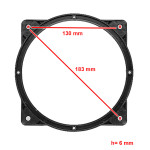 Проставки под динамики 165 мм / 6.5" CARAV 14-025 для автомобилей Hyundai