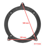 Проставки под динамики 130 мм / 5.25" CARAV 14-029 для автомобилей BMW