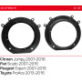 Проставки под динамики 165 мм / 6.5" ACV 271094-18 для автомобилей Citroen, Peugeot, Toyota, Fiat