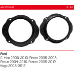 Проставки под динамики 165 мм / 6.5" ACV 271114-08 для автомобилей Ford Focus, C-Max, Fiesta, Kuga