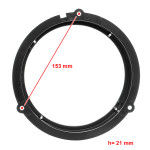 Проставки под динамики 165 мм / 6.5" ACV 271114-10 для автомобилей Ford