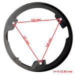 Проставки под динамики 165 мм / 6.5" ACV 271114-11 для автомобилей Ford Galaxy, S-Max