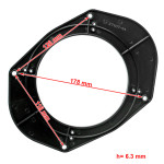 Проставки для динаміків 130 мм / 5.25" ACV 271117-01 для автомобилей Ford, Peugeot