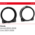 Проставки под динамики 130 мм / 5.25" ACV 271130-03 для автомобилей Honda Accord, Civic, CR-V, FR-V, Jazz