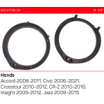 Проставки под динамики 165 мм / 6.5" ACV 271130-04 для автомобилей Honda