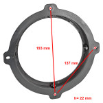 Проставки под динамики ACV 271143-04 для автомобилей Hyundai, KIA