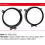 Проставки под динамики 165 мм / 6.5" ACV 271190-13 для автомобилей BMW X5, Mercedes C-klasse, CLC-klasse, CLK-klasse, G-klasse
