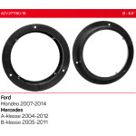 Проставки под динамики 165 мм / 6.5" ACV 271190-16 для автомобилей Ford Mondeo, Mercedes A-klasse, B-klasse