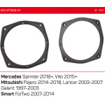 Проставки под динамики ACV 271200-01 для автомобилей Mitsubishi, Mercedes, Hyundai, Smart