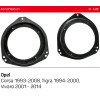 Проставки под динамики ACV 271230-01 для автомобилей Opel Corsa, Tigra, Vivaro