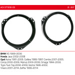 Проставки под динамики 165 мм / 6.5" ACV 271230-03 для автомобилей BMW X5, Honda Jazz, Opel