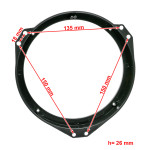 Проставки под динамики 165 мм / 6.5" ACV 271230-03 для автомобилей BMW X5, Honda Jazz, Opel
