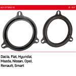 Проставки под динамики 165 мм / 6.5" ACV 271250-10 для автомобилей Dacia, Fiat, Hyundai, Mazda, Nissan, Opel, Renault, Smart