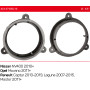 Проставки под динамики ACV 271250-13 для автомобилей Opel, Nissan, Renault