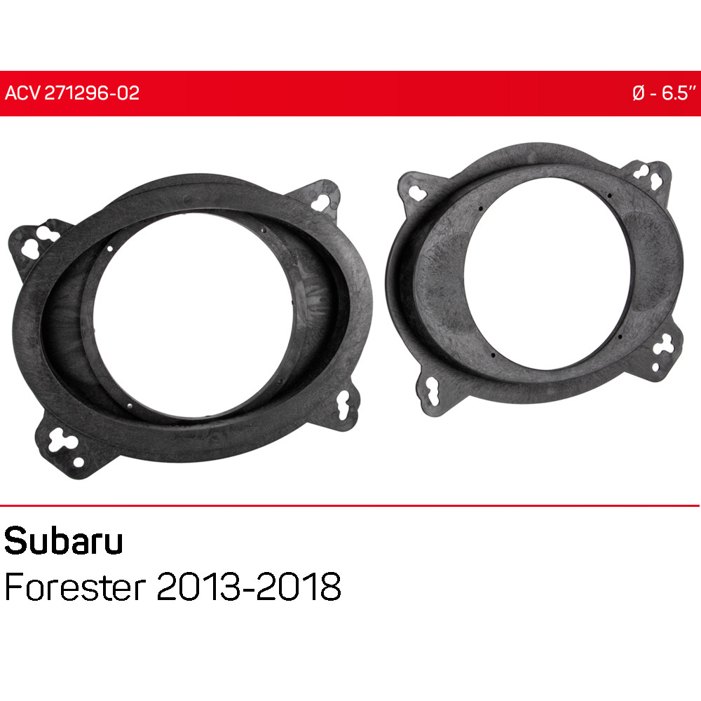 Проставки под динамики ACV 271296-02 для автомобилей Subaru