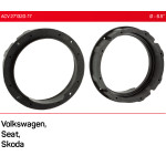 Проставки под динамики ACV 271320-17 для автомобилей Skoda, Seat, Volkswagen