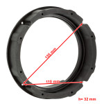 Проставки под динамики ACV 271320-17 для автомобилей Skoda, Seat, Volkswagen