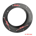 Проставки под динамики 165 мм / 6.5" ACV 271320-24-1 для автомобилей Audi, Skoda, Volkswagen