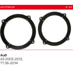 Проставки под динамики 165 мм / 6.5" ACV 271320-26 для автомобилей Audi A3, TT