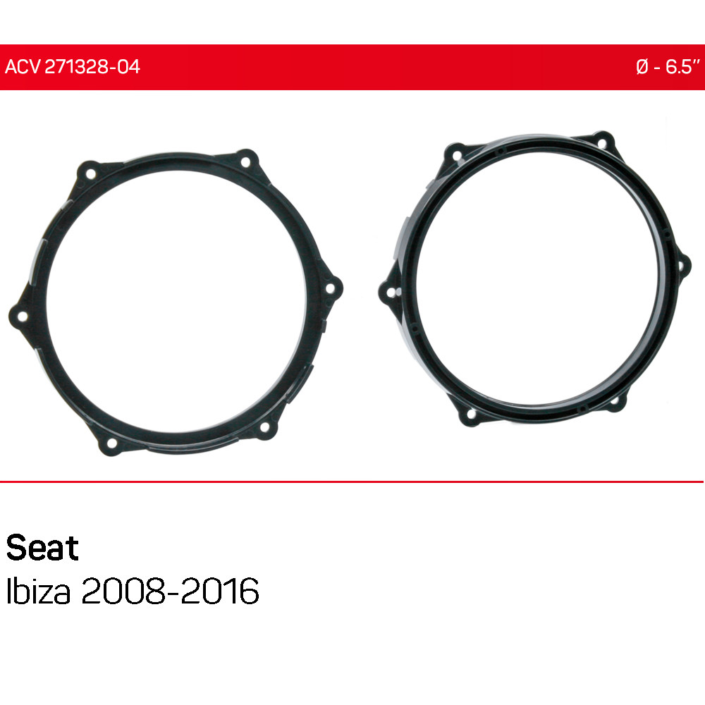 Проставки под динамики ACV 271328-04 для автомобилей Seat Ibiza