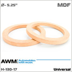 Проставки под динамики 130 мм / 5.25" универсальные AWM H-130-17