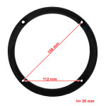 Проставки под динамики AWM H-502 Skoda Fabia, Volkswagen Beetle, Lupo, Polo, Scirocco