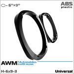 Проставки для динамиков 6"х9" универсальные AWM H-6x9-3