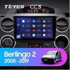 Teyes CC3 Citroen Berlingo 2 B9 2008-2019 9" Штатная магнитола