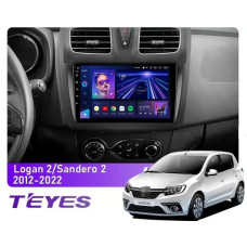 Teyes CC3 Renault Logan 2 2012-2022 (CAN BUS) 9" Штатна магнітола